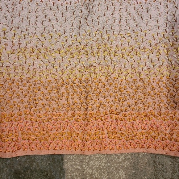 Anthropologie HD In Paris Embroidered Ombré Skirt - Picture 3 of 6